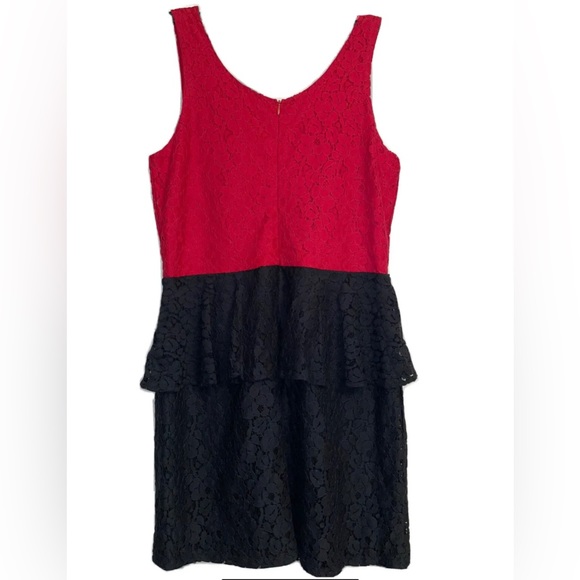 HEARTSOUL DRESS RED/BLACK LACE. SLEEVELESS DRESS. NWT. Size XL - Picture 2 of 3